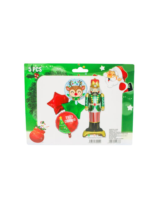 Set de Globos Navideños - Cascanueces