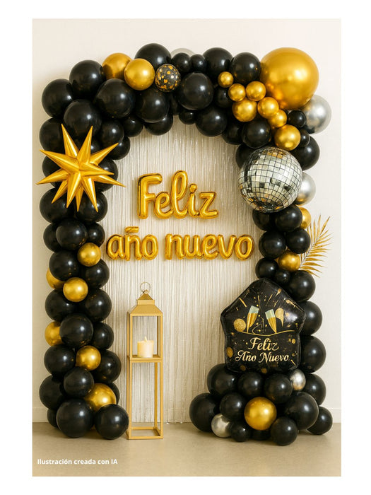 Set de Globos Año Nuevo - 100 Piezas