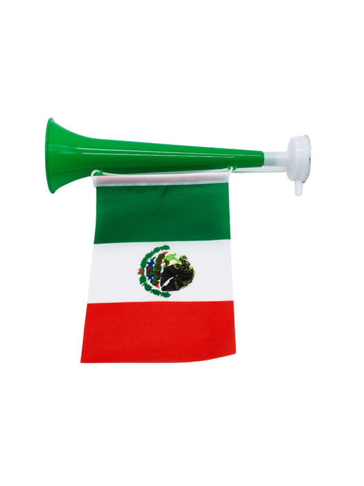 Trompeta con Bandera Mexicana