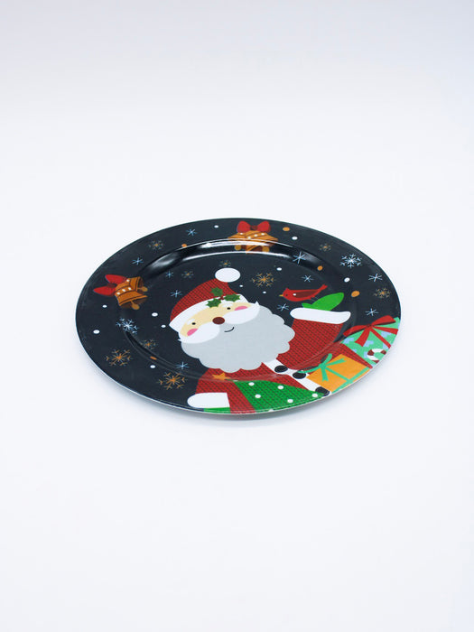 Plato Trinche Circular Navideño