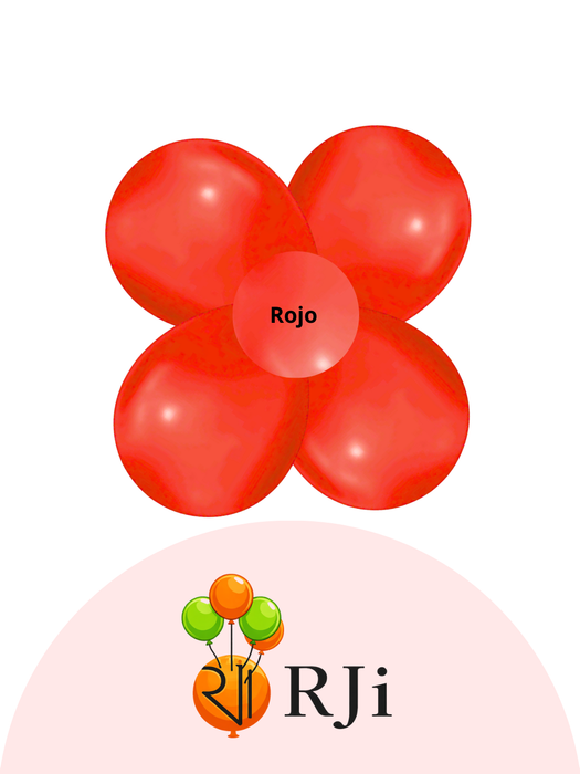 Globo Látex RJi - Rojo