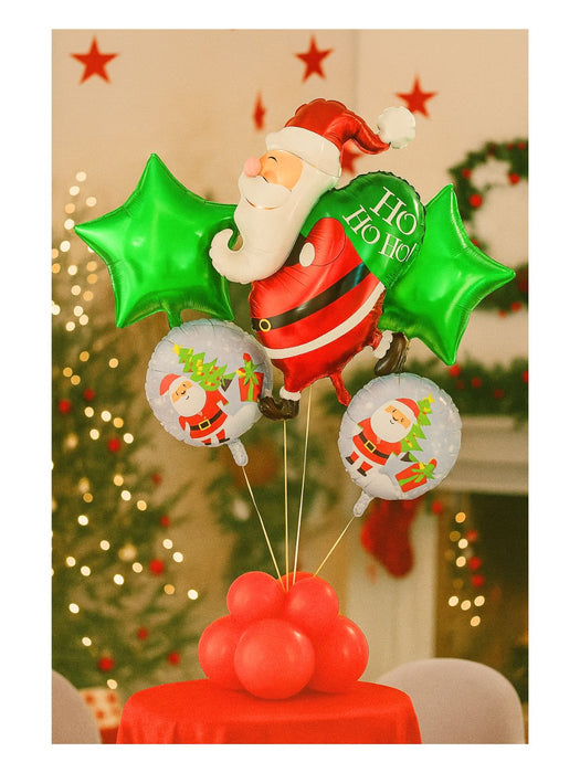 Set de Globos Navideños - Santa
