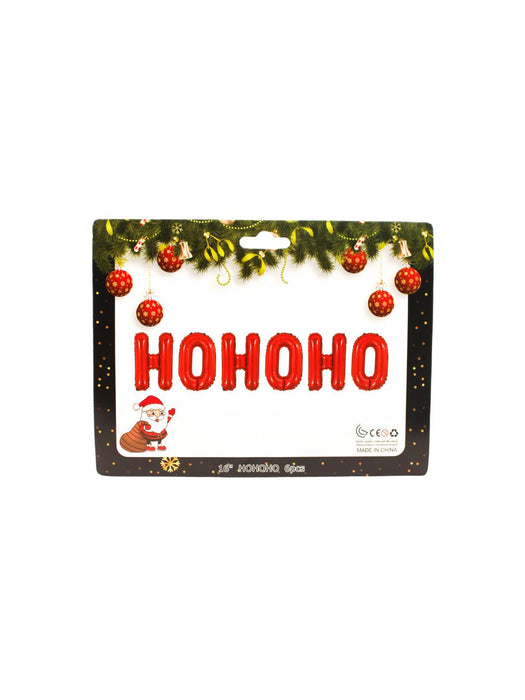 Set de Globos "HOHOHO" - Medida 16 Pulgadas