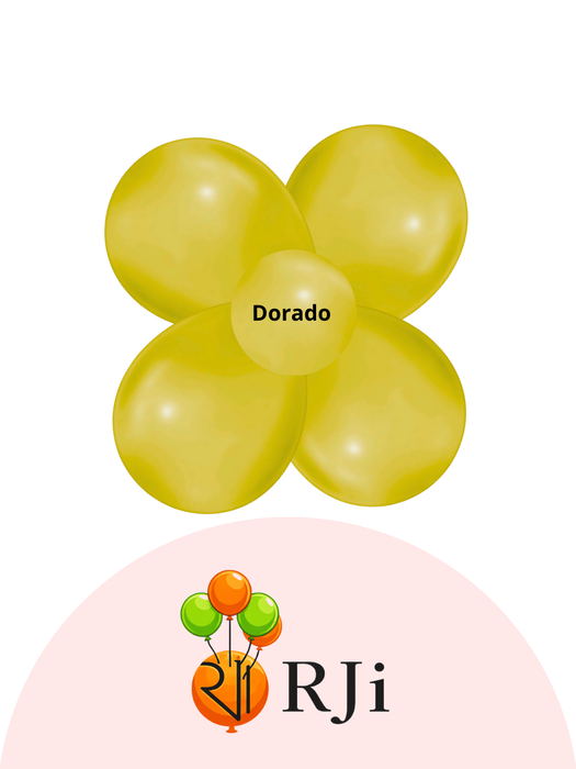 Globo Látex RJi - Dorado