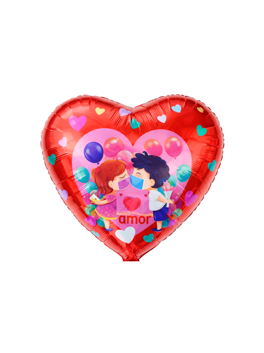 Globo con diseño de San Valentin 18"