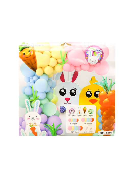 Set de Globos con Temática de Pascua