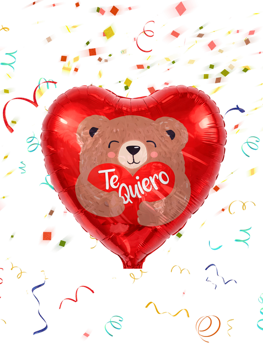 Globo con diseño de San Valentin 18"