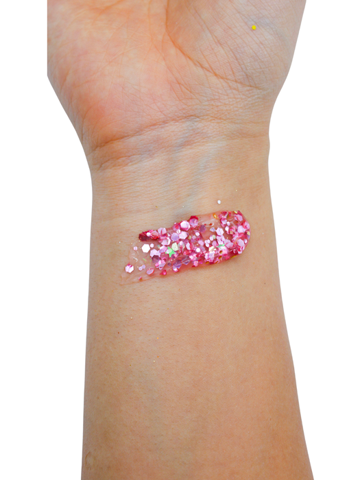 Glitter Rosa para Cabello