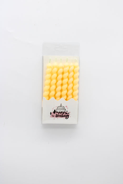Set de Velas Espiral Color Pastel