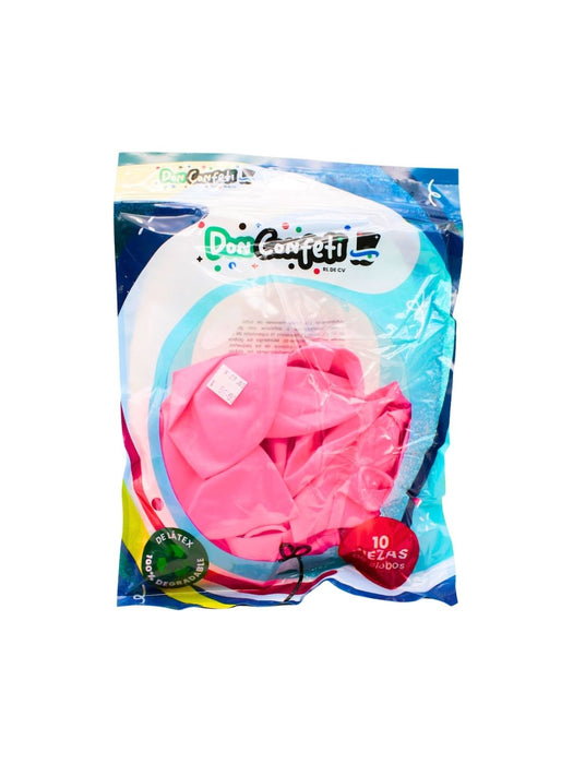 Globo Látex Don Confeti - Rosa