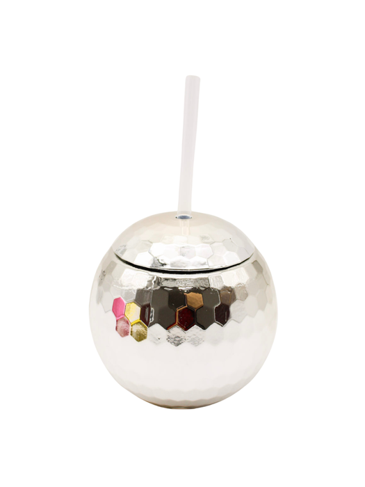 Vaso Esfera Retro - Plata