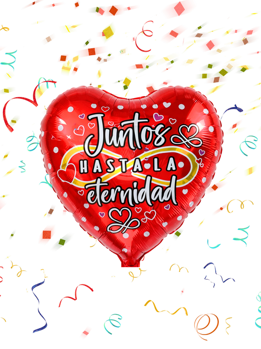 Globo con diseño de San Valentin 18"