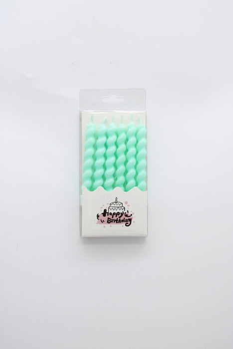 Set de Velas Espiral Color Pastel