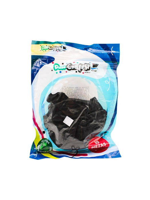Globo Látex Don Confeti - Negro