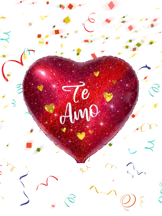 Globo con diseño de San Valentin 18"