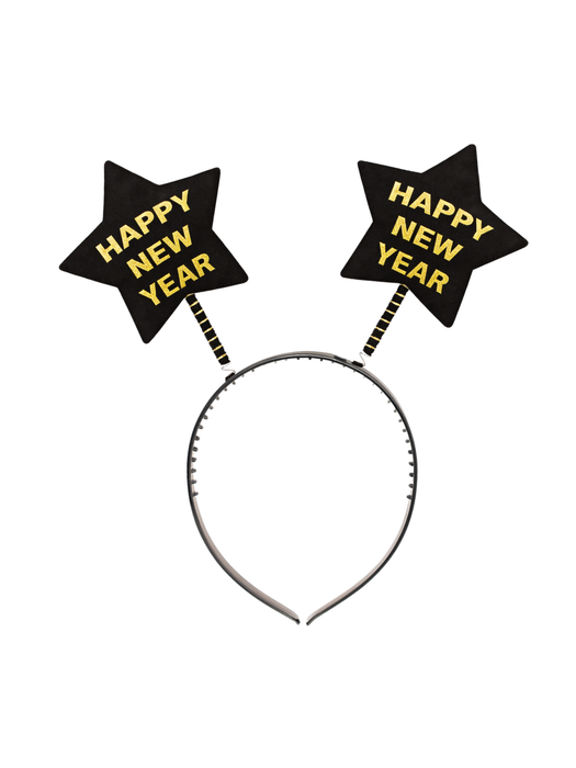 Diadema Año Nuevo - Letras Doradas
