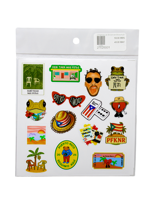 Set de Stickers de Bad Bunny