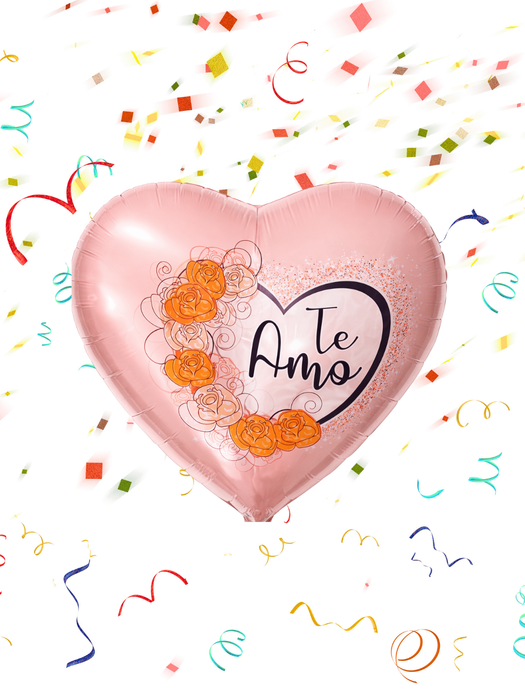 Globo con diseño de San Valentin 18"
