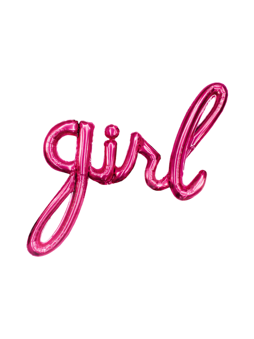 Globo "girl" en cursiva