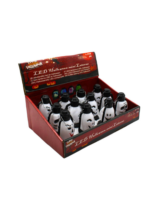 Vela con Luz LED de Halloween - 1 pza o Caja con 12 pzas
