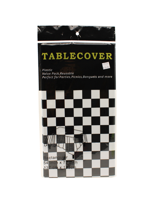 Mantel de Plástico Desechable - Cuadros
