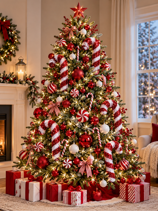 Baston Navideño Decorativo