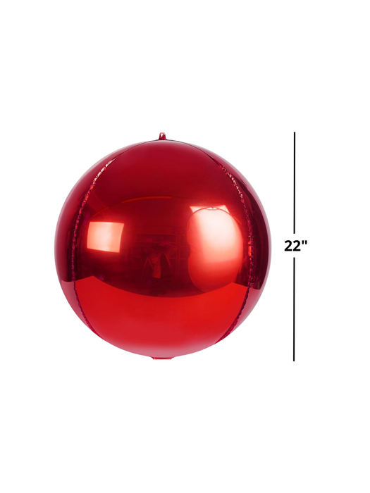 Globo Esfera 4D - Rojo