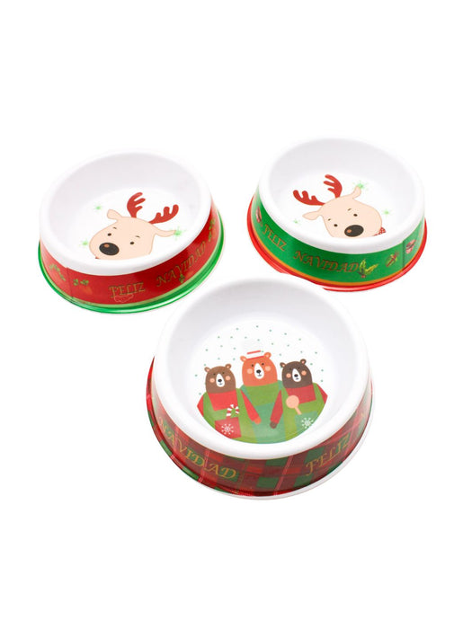 Tazón Navideño para Mascotas