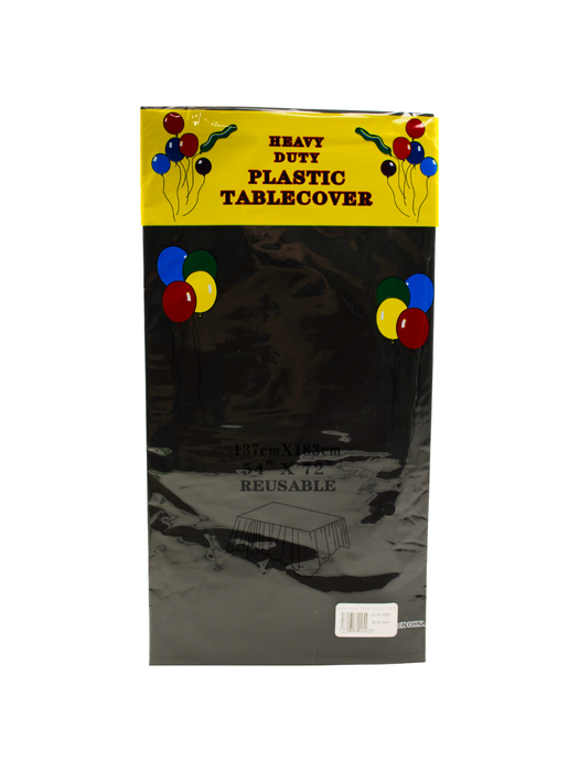 Mantel de Plástico Desechable - Negro