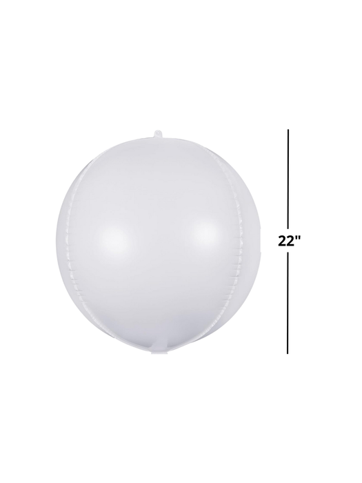 Globo Esfera 4D - Blanco