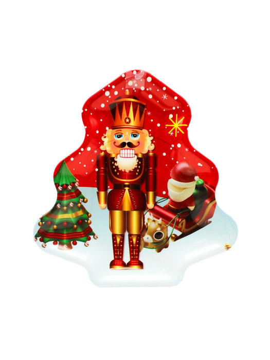 Plato Navideño - Silueta de Pino
