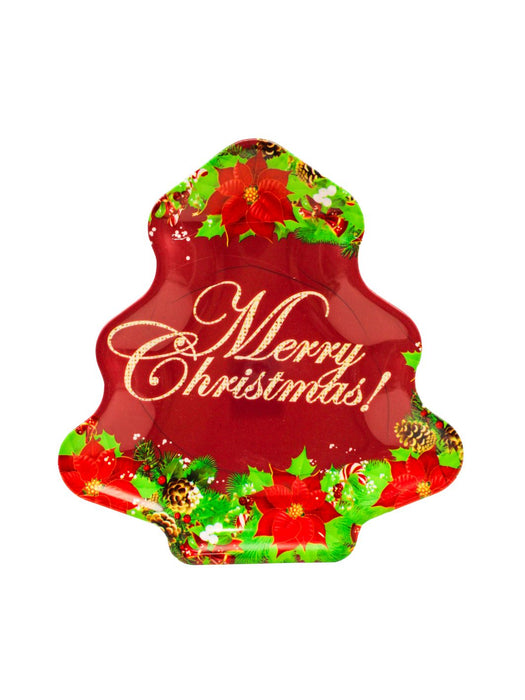 Plato Navideño - Silueta de Pino