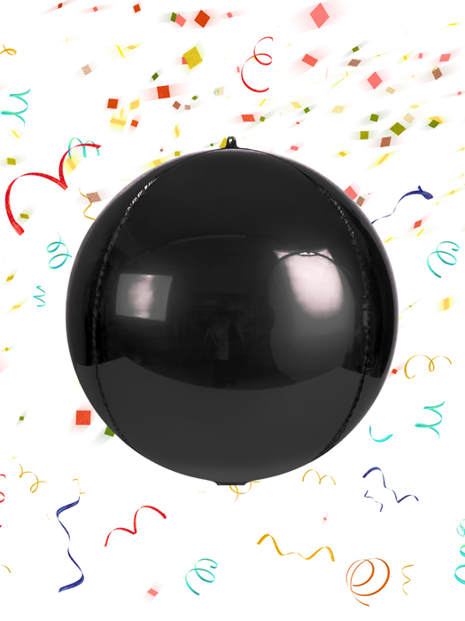 Globo Esfera 4D - Negro