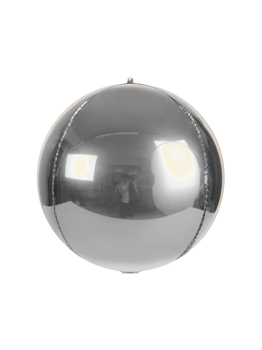 Globo Esfera 4D - Plata