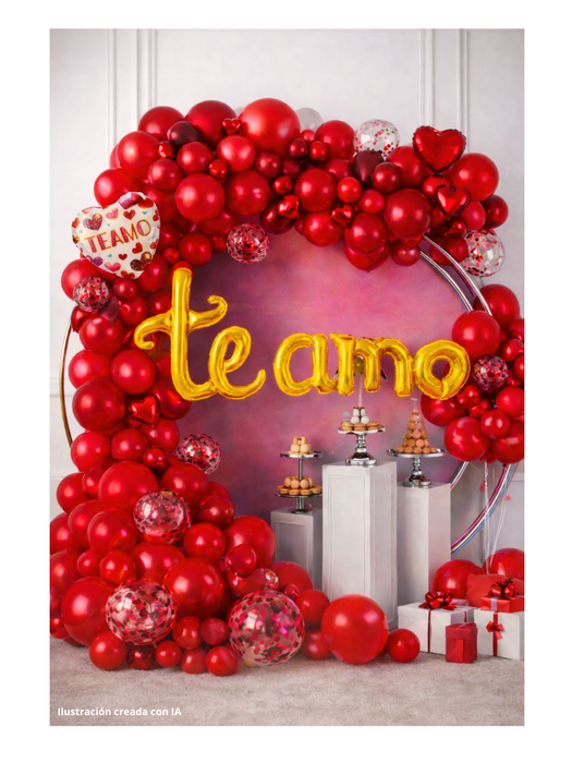 Set de Globos San Valentin