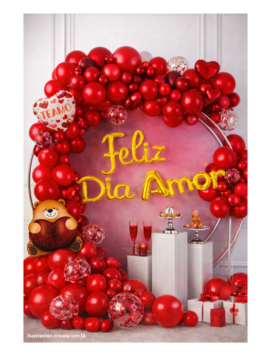Set de Globos San Valentin
