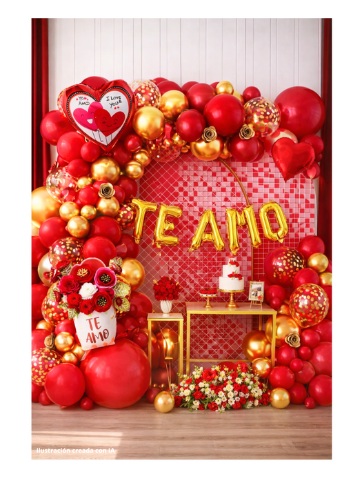 Set de Globos San Valentin