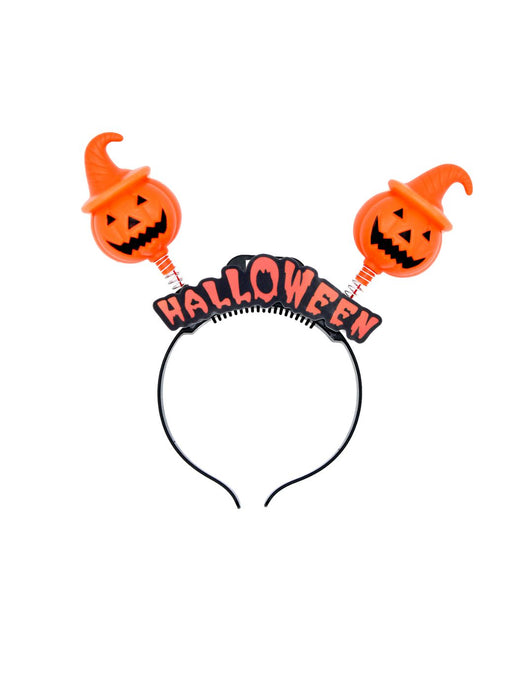 Diadema de Halloween con luces - Calabazas