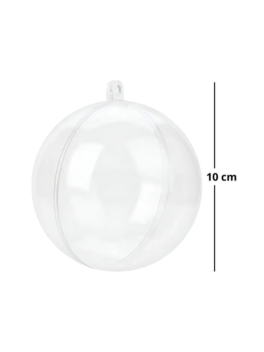 Esfera de Acrílico Transparente - 10 cm