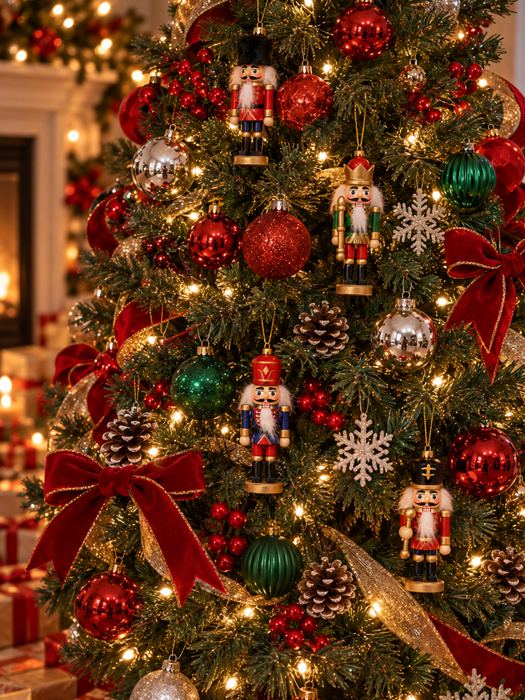 Mini Cascanuez Para Arbol Navideño