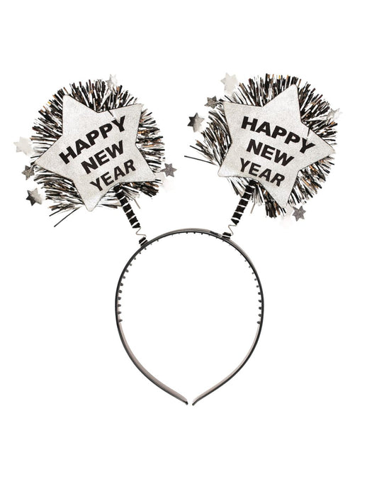 Diadema Año Nuevo - Estrellas Plateadas