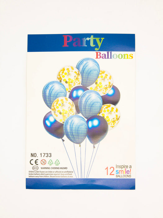 set globo 12 pz