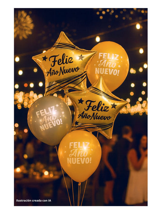 Set de Globos - Año Nuevo