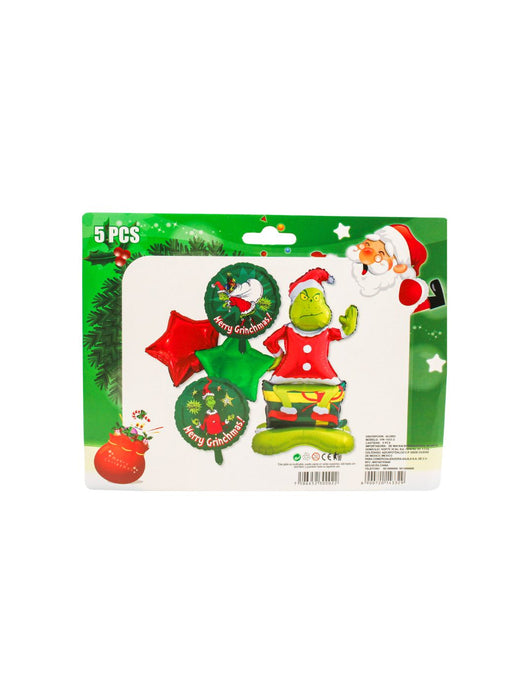 Set de Globos Navideños - Grinch