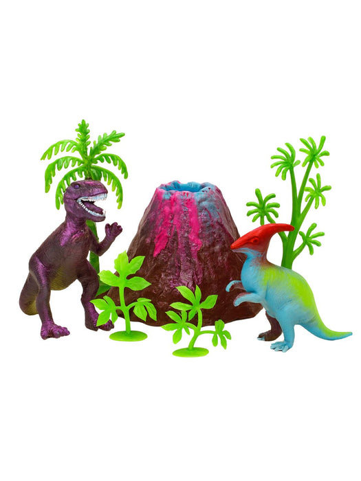 Maqueta - Dinosaurios con Volcán