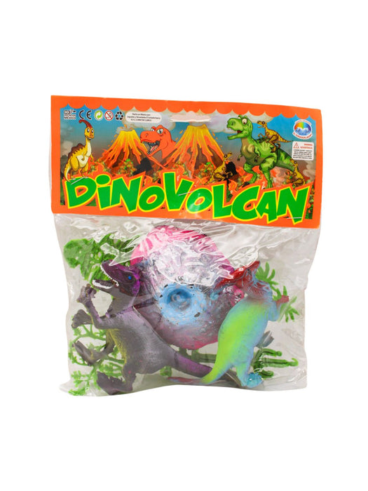 Maqueta - Dinosaurios con Volcán
