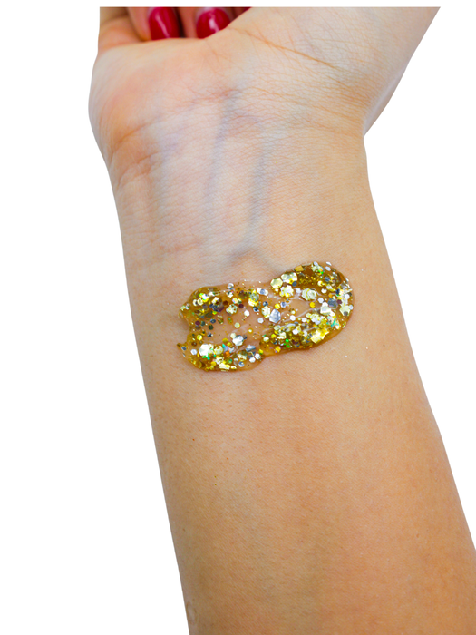 Glitter Dorado Oro para Cabello