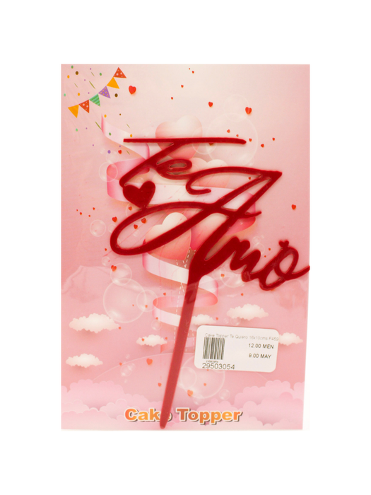 Cake Topper San Valentin