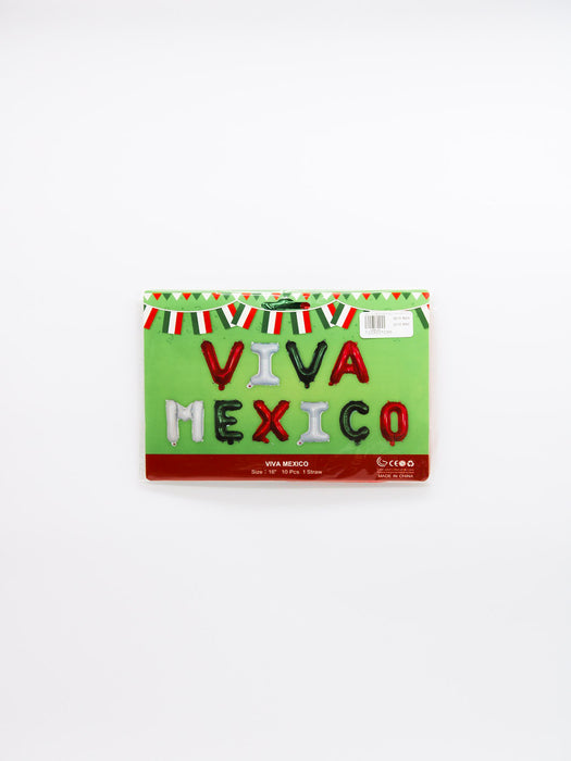 set letras Viva México