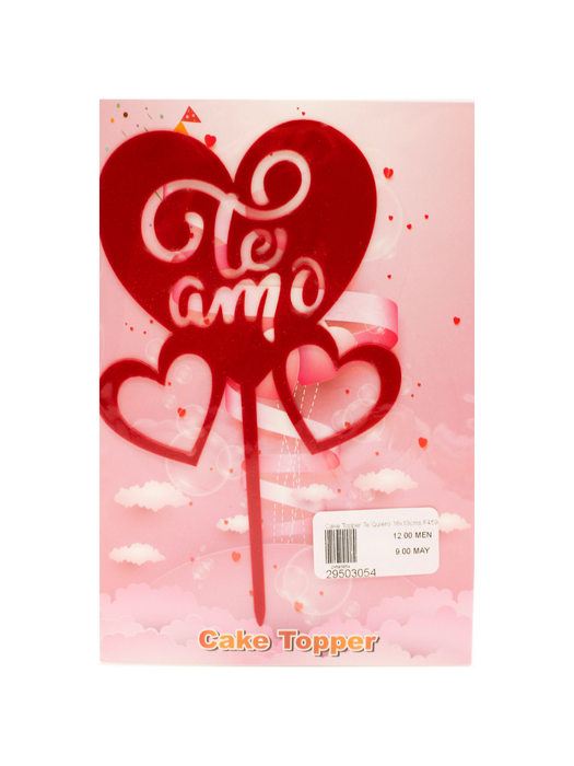 Cake Topper San Valentin